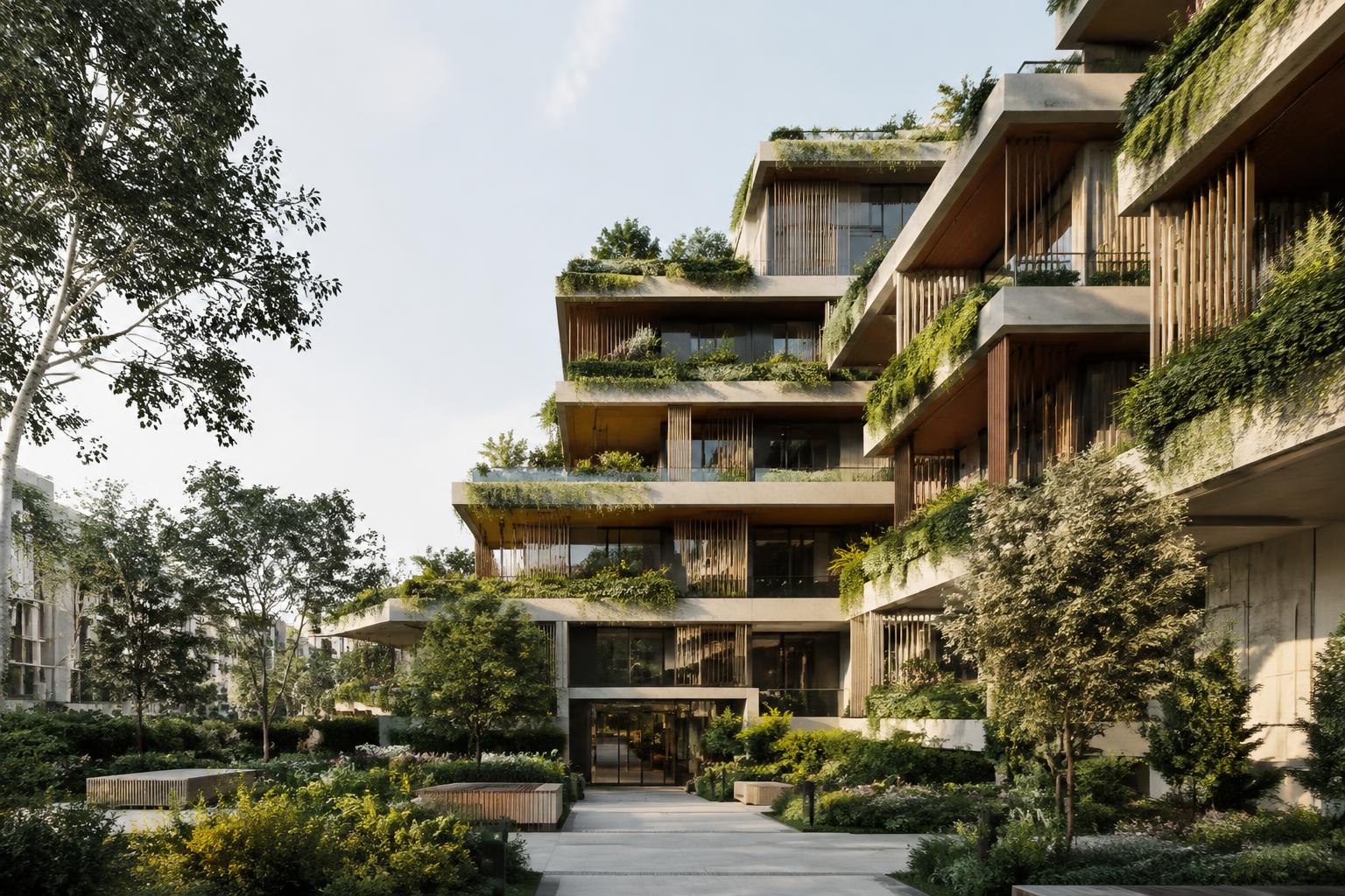 Halden Terraces — Garden Condominium Residences — conceptual rendering
