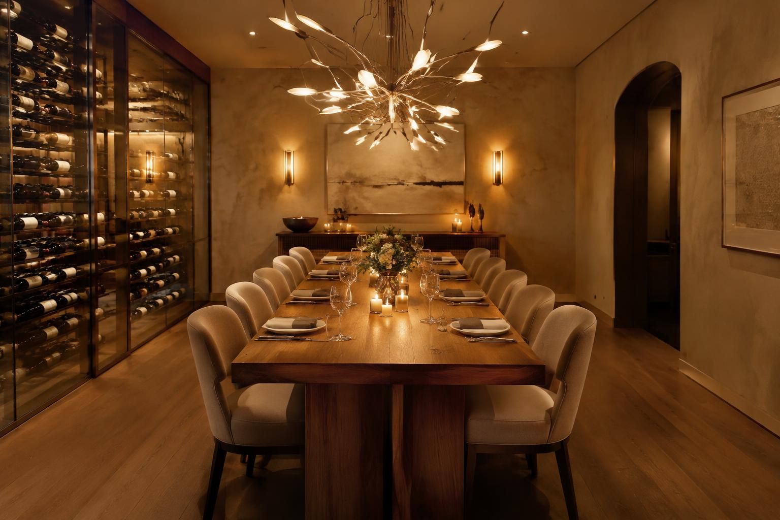 Ember & Oak — Fine Dining Restaurant Interior — view 3