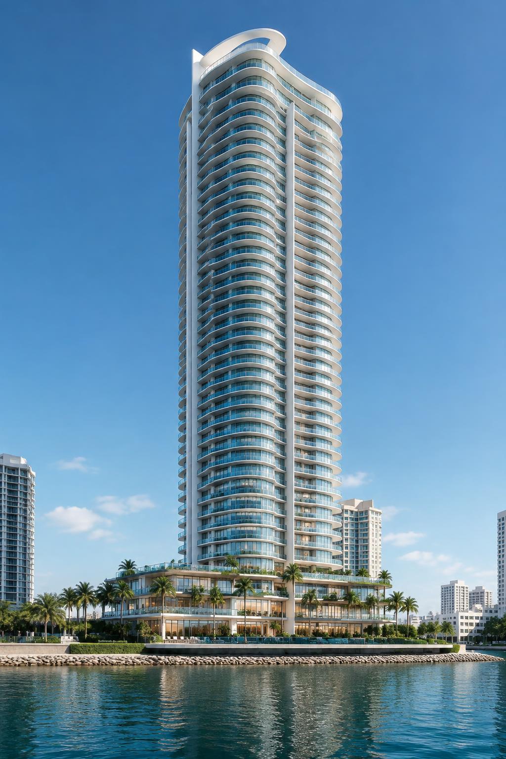 The Corinne — Luxury Condominium Tower — conceptual rendering