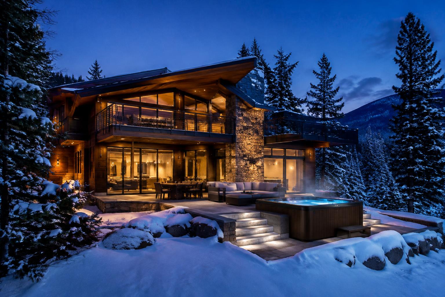 Larchwood Retreat — Mountain Modern Residence — view 3